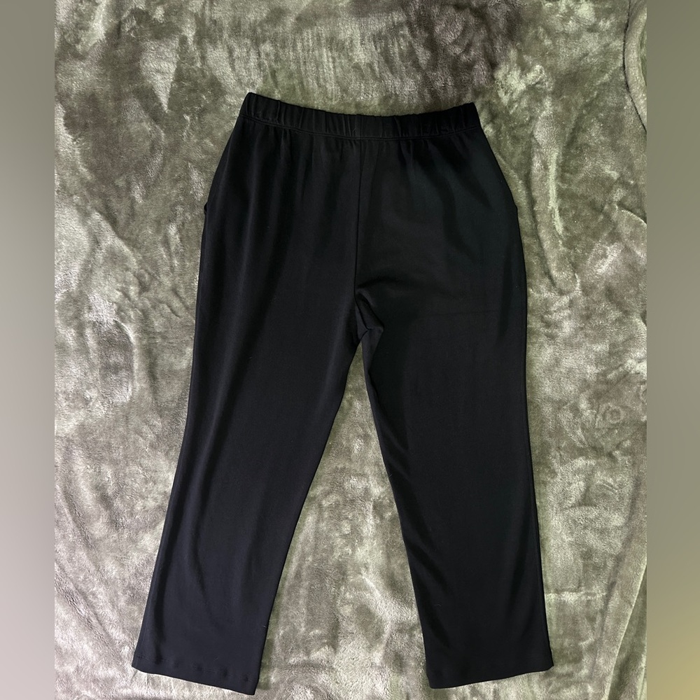 Lands’ End Sport Knit Petite Straight Leg Pants Women’s M/P (10 12) - Picture 7 of 7